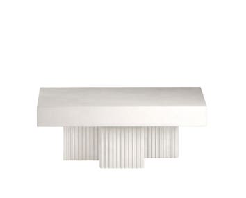 Gear soffbord från Norr11 100x100 cm i färg chalk