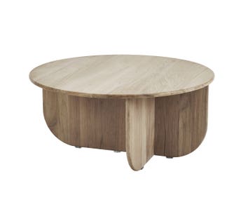 Halo Soffbord i vitpigmenterad ek