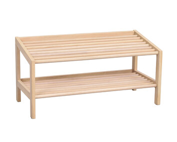 Hillmond Skohylla Vitpigmenterad Ek