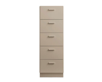 Relief Byrå Hög Beige | Sockel
