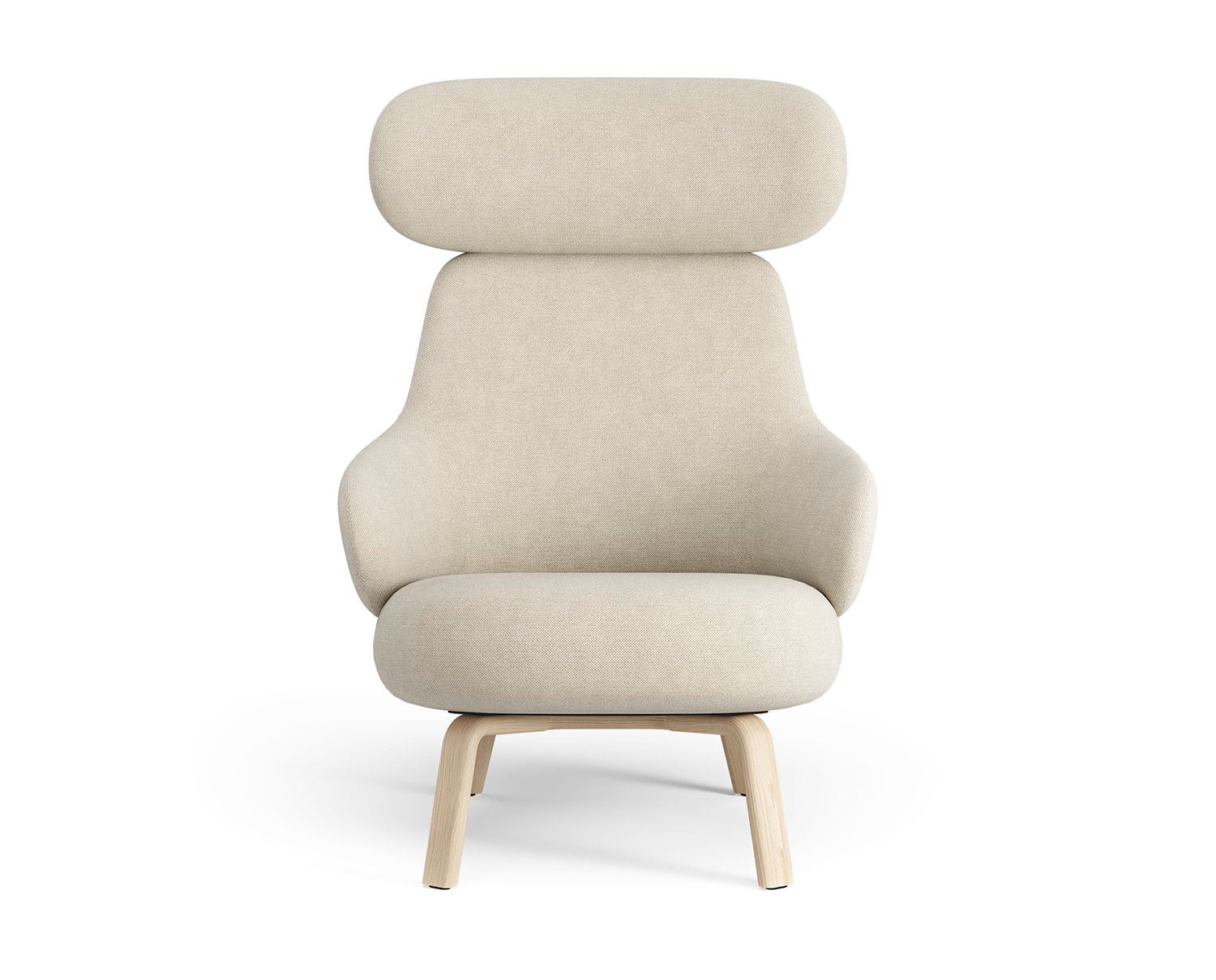 Hög | Tyg Hallingdal 0200 | Lackad ask