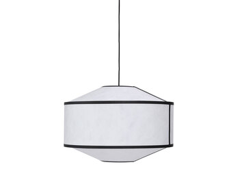 New-Works_Packshots_23120_Kite-Pendant_White-Black-Tyvek_65cm_Off