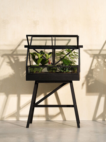 Greenhouse-Vaxthus-Svart-Miljo
