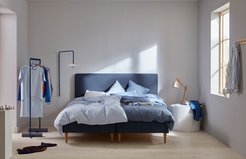 Ramsäng Original Plus 90x200 i tyget ECO Brungrå