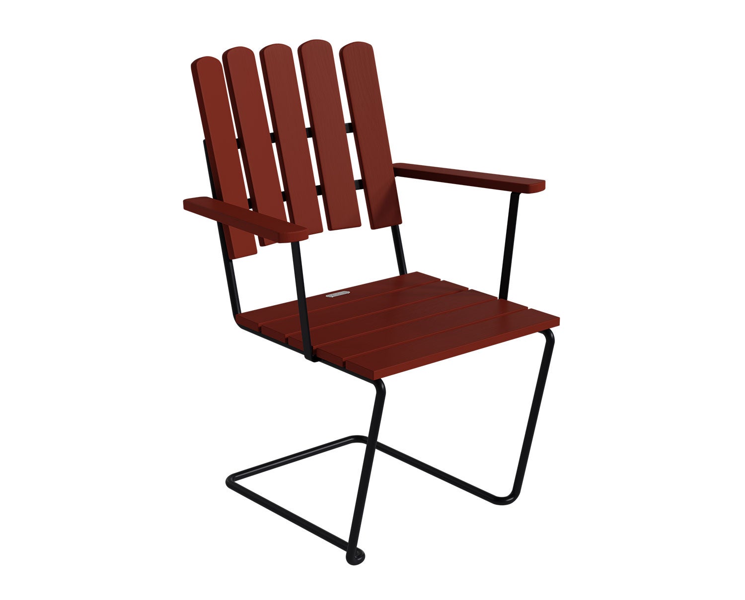 Grythyttan-A2-Chair-Dark-Red-Oak-Black