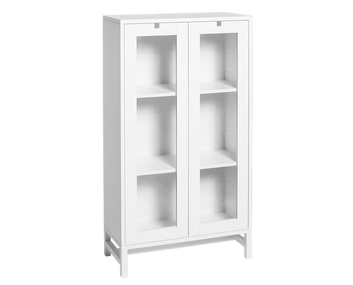 falsterbo-skåp-lågt-127-vitrin-vit