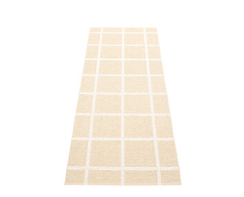 Ada Gångmatta Cream / White Metallic 70x225