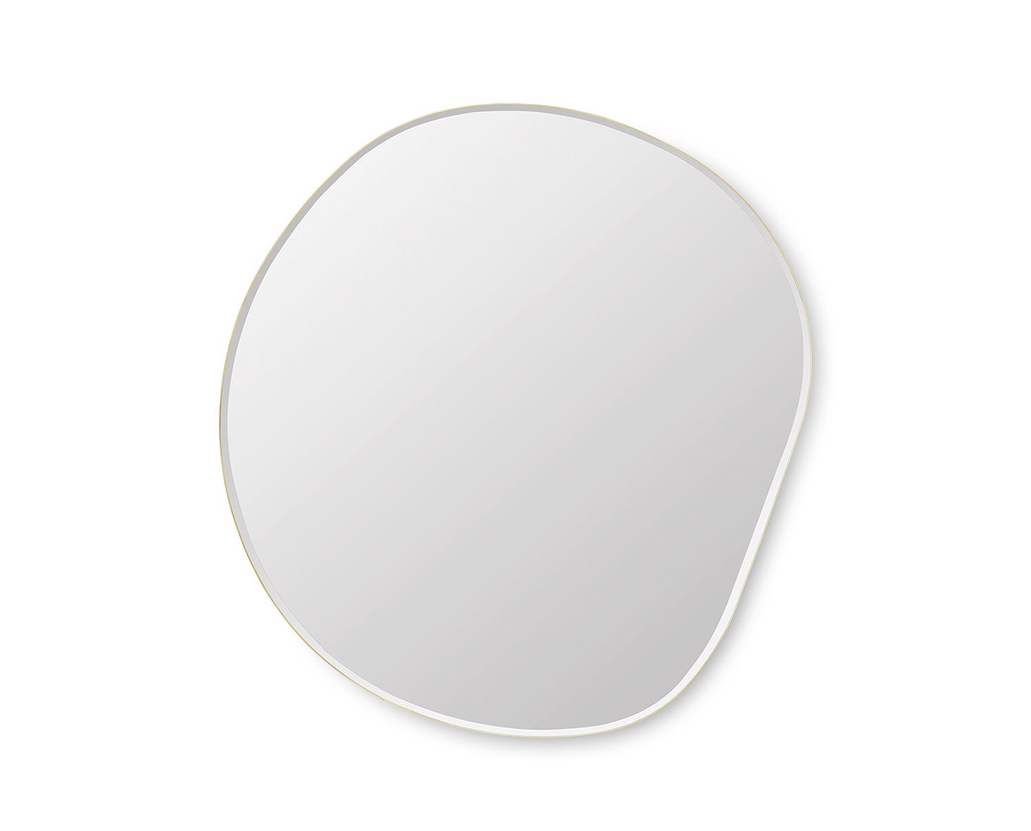 Pond Spegel 87x94 i utförandet Brass