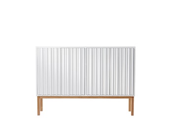 Collect 2013 Skåp Lågt Vit / Oljad Ek