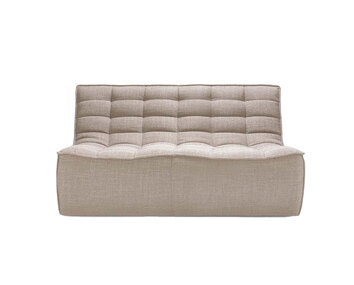 N701 Soffa 2-sits Tyg Beige