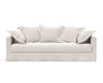 Bäddsoffan Pascala. Tyg 574 Vivus Dusty White.