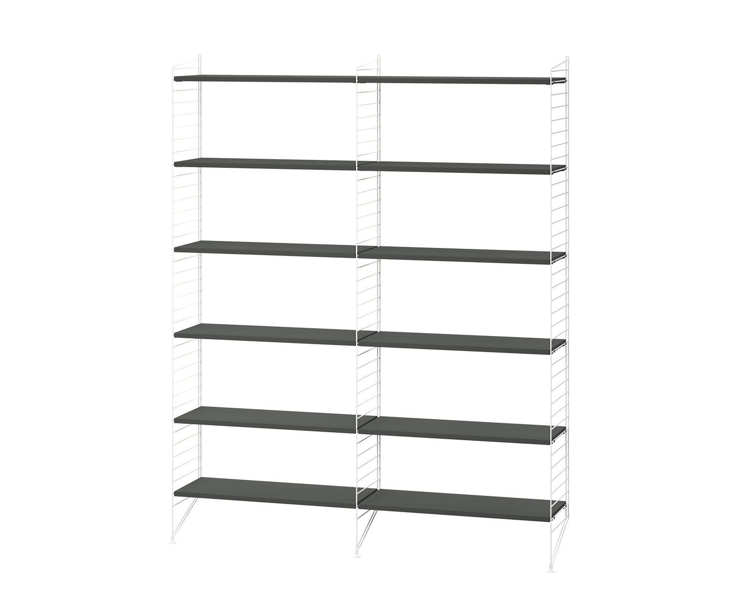 String Kombination Vardagsrum A Mörkgrå/Vit