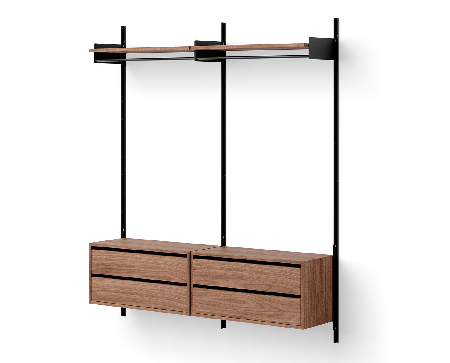 Wardrobe-Shelf-2-Cabinets-Black-Walnut