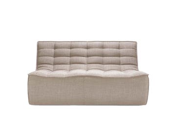 N701 Soffa 2-sits Tyg Beige