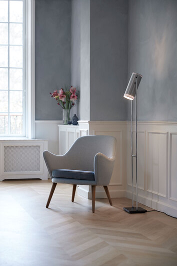 Trombone Golvlampa | Aluminium