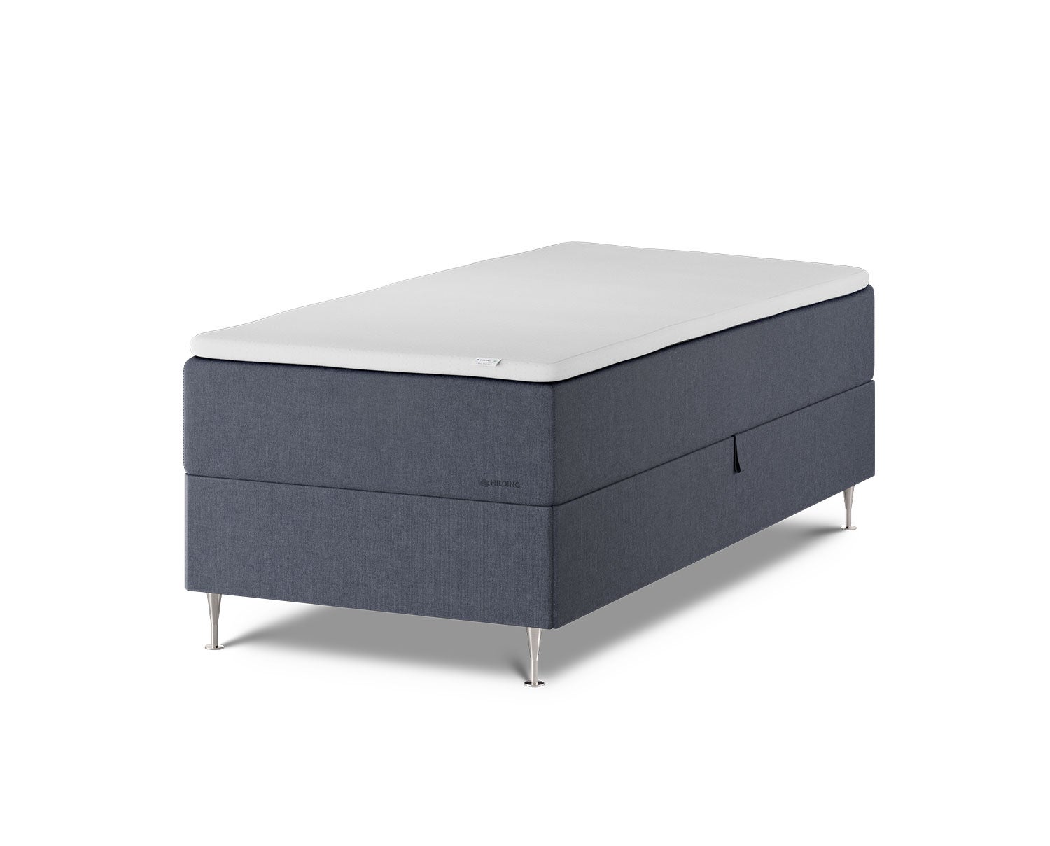 Family Start Ramsäng 90x200 med förvaring i tyget Bjärnum Blå