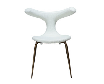 Bull Stol Snow / Antique Brass Dan-Form