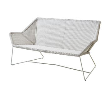 Breeze 2-sits Soffa | White/ Grey