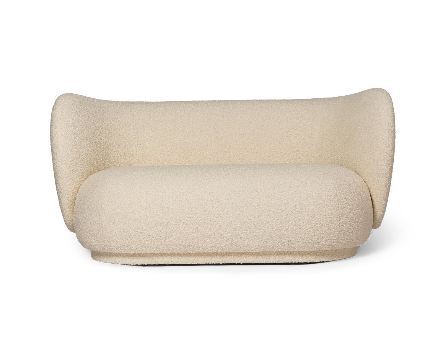 Rico Soffa 2-sits i tyget Nordic Bouclé Off-White