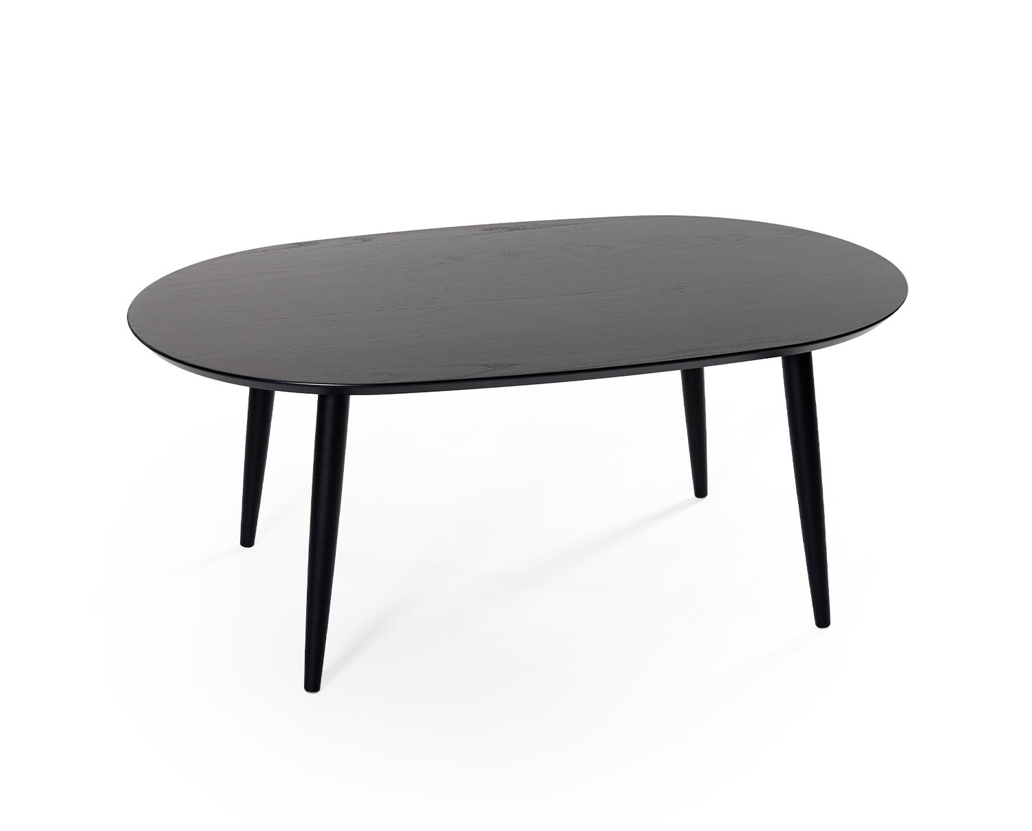 Team Soffbord i svartbetsad ek