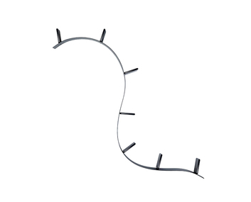 Bookworm 7h Bokhylla Svart