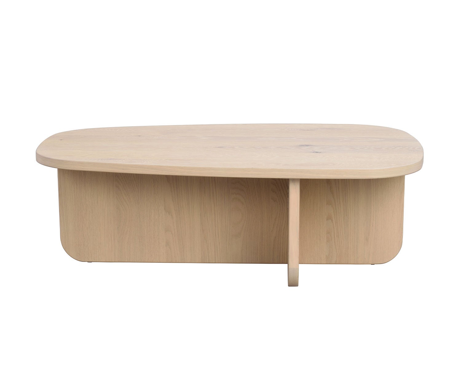 Billings Soffbord 118x73 i vitpigmenterad ek