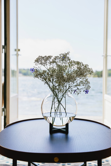 Orb glasvas, stor från Klong