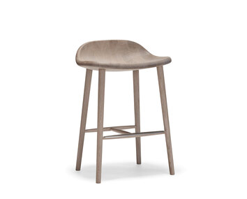Miss Holly barstol i vitoljad ek, SH 63 cm | Stolab